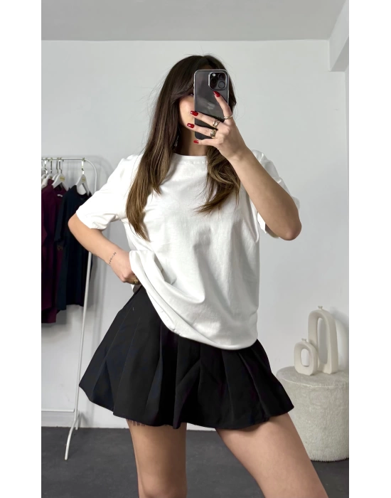 Pony Premium Oversize Tshirt - Beyaz