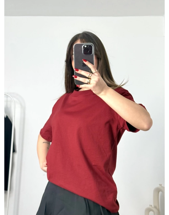 Pony Premium Oversize Tshirt - Kırmızı