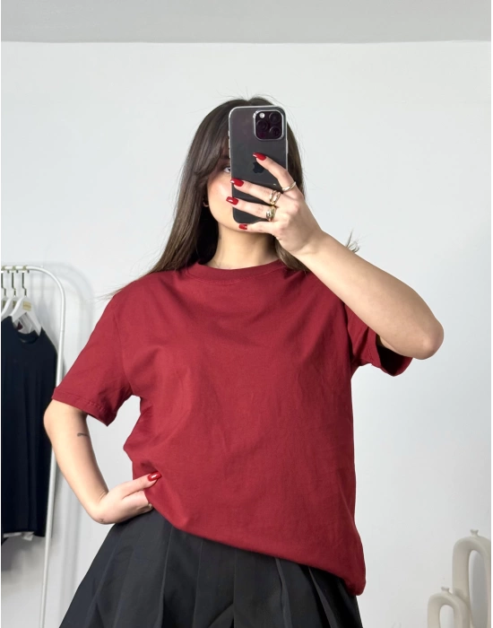 Pony Premium Oversize Tshirt - Kırmızı