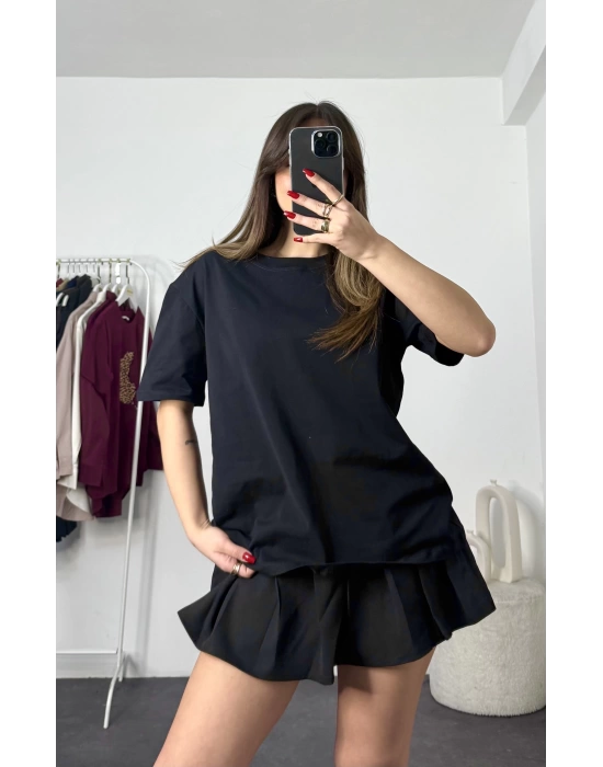 Pony Premium Oversize Tshirt - Siyah