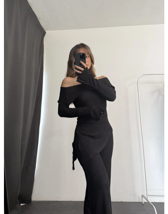 Rebeca Asimetrik Takım - Siyah