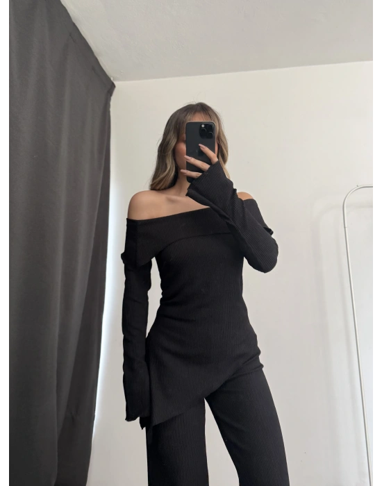 Rebeca Asimetrik Takım - Siyah