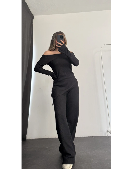 Rebeca Asimetrik Takım - Siyah