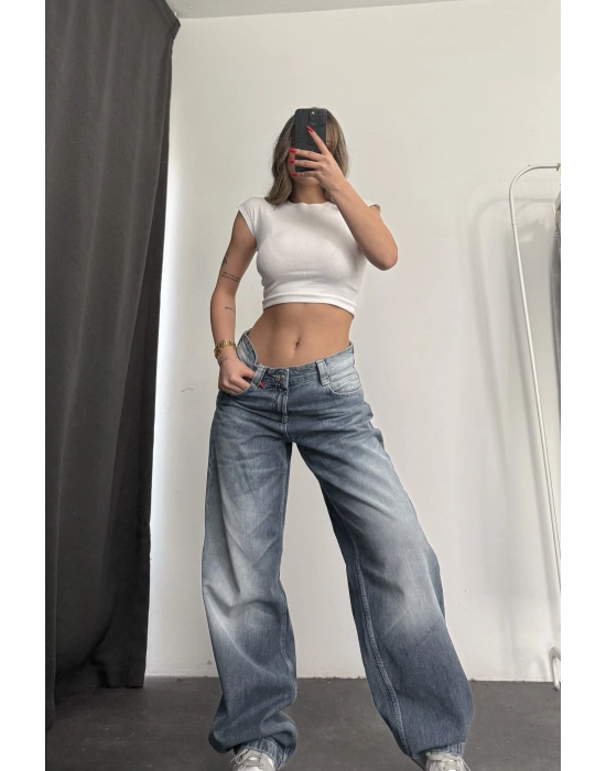 Riva Baggy Jean - Kar Yıkamalı