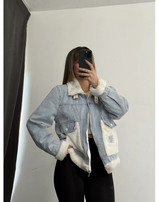 Riven Kot Peluş Mont