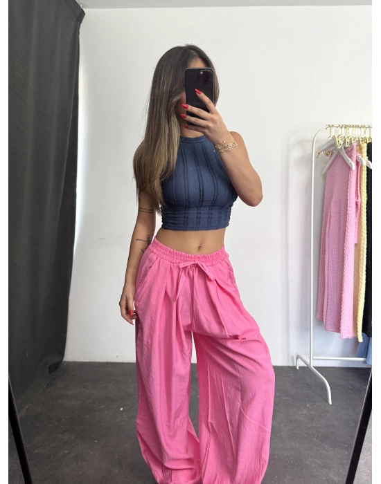 Road Pantolon - Pembe