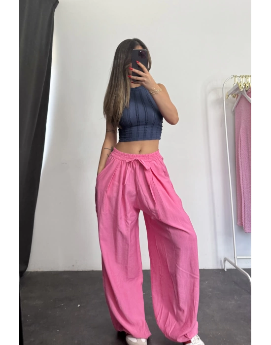 Road Pantolon - Pembe