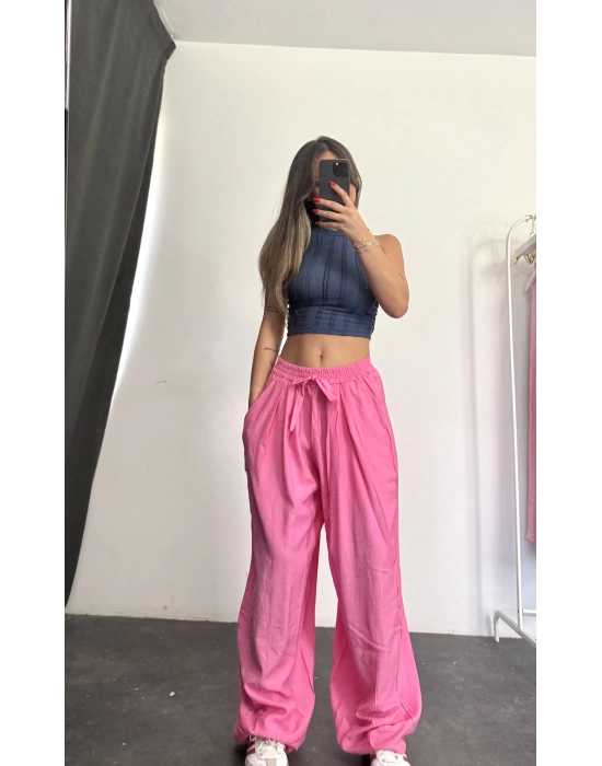Road Pantolon - Pembe