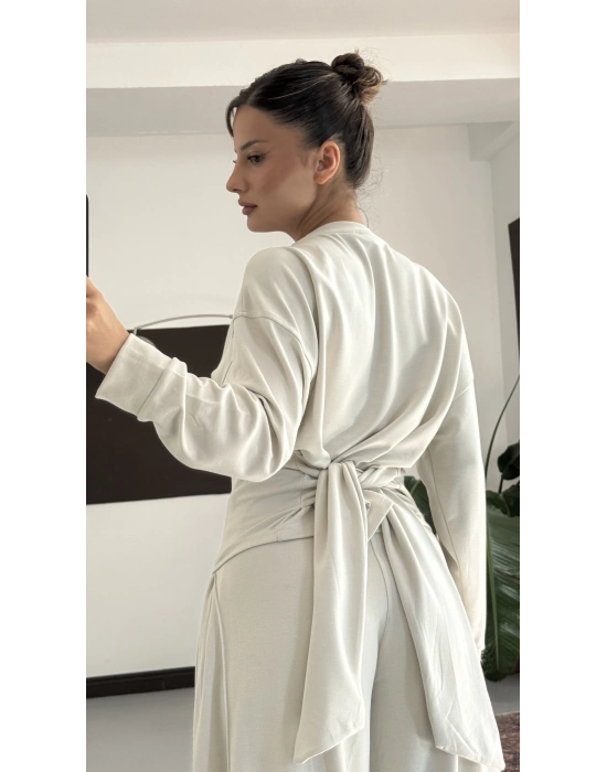 Roxa Bağlamalı Takım - Bej