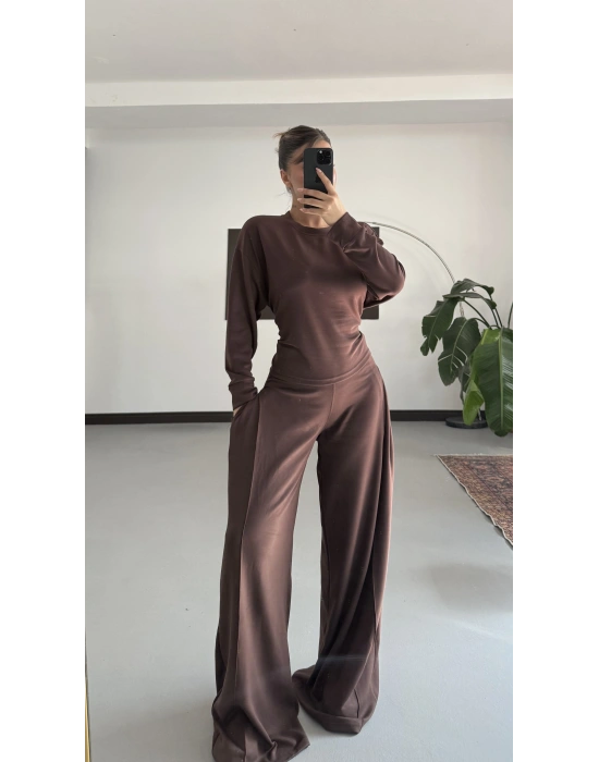 Roxa Bağlamalı Takım - Kahve