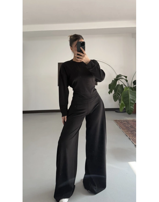 Roxa Bağlamalı Takım - Siyah