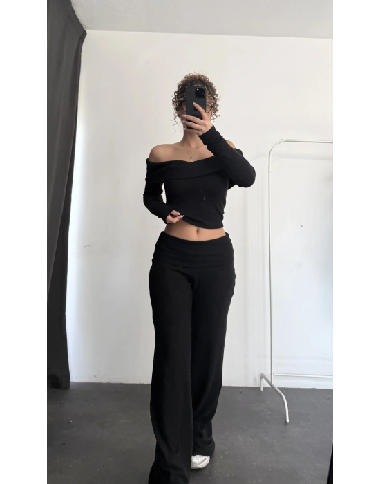 Sarah Yumoş Takım - Siyah