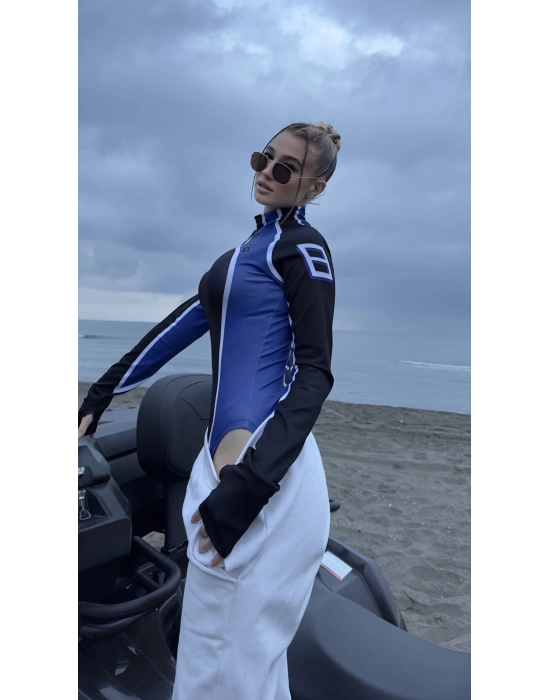 See You Bodysuit - Mavi