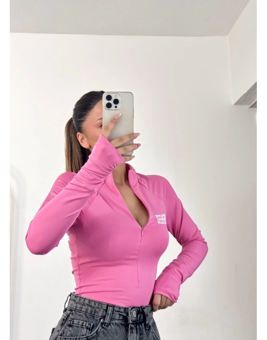 Seekers Bodysuit - Pembe