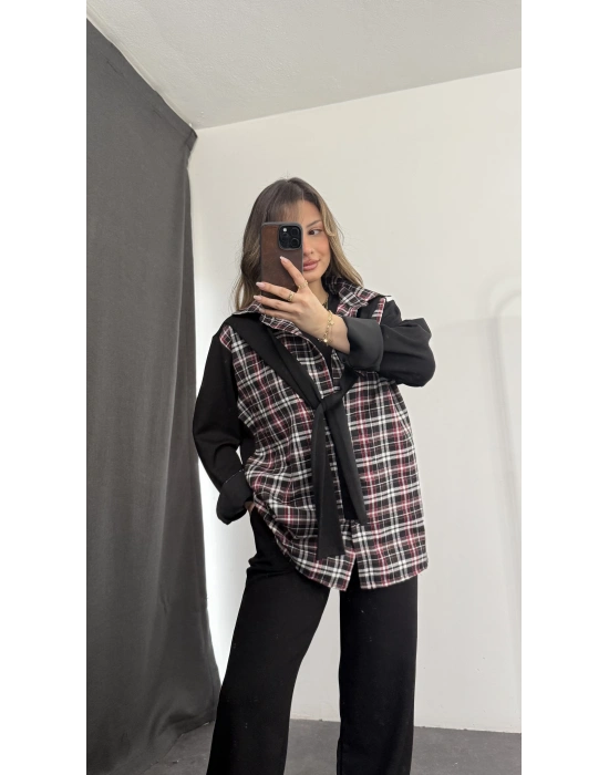 Skye Ekose Detaylı Takım - Siyah