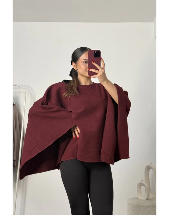 Sonya Panço Sweatshirt - Bordo