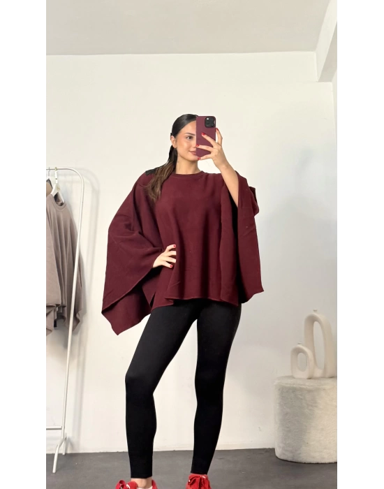 Sonya Panço Sweatshirt - Bordo