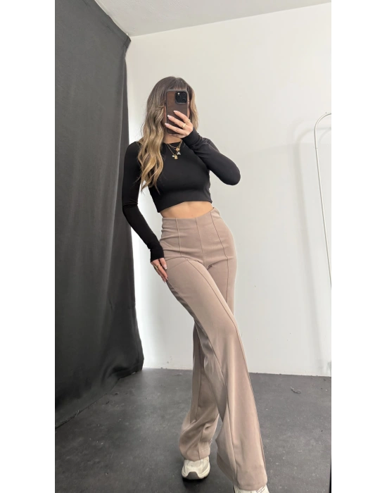 Stella Çımalı Pantolon - Bej