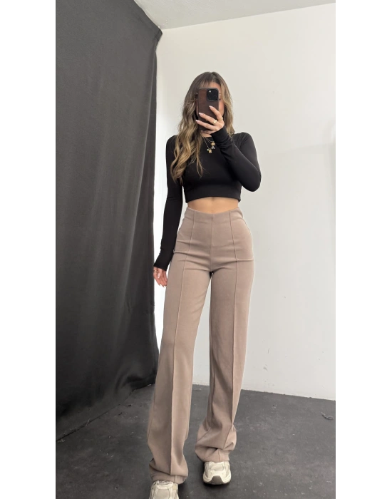 Stella Çımalı Pantolon - Bej