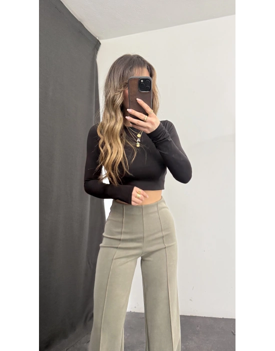 Stella Çımalı Pantolon - Haki