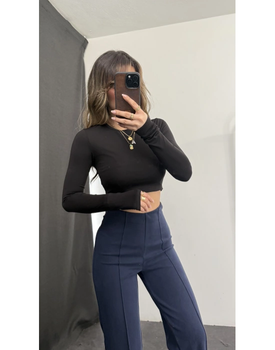 Stella Çımalı Pantolon - Lacivert