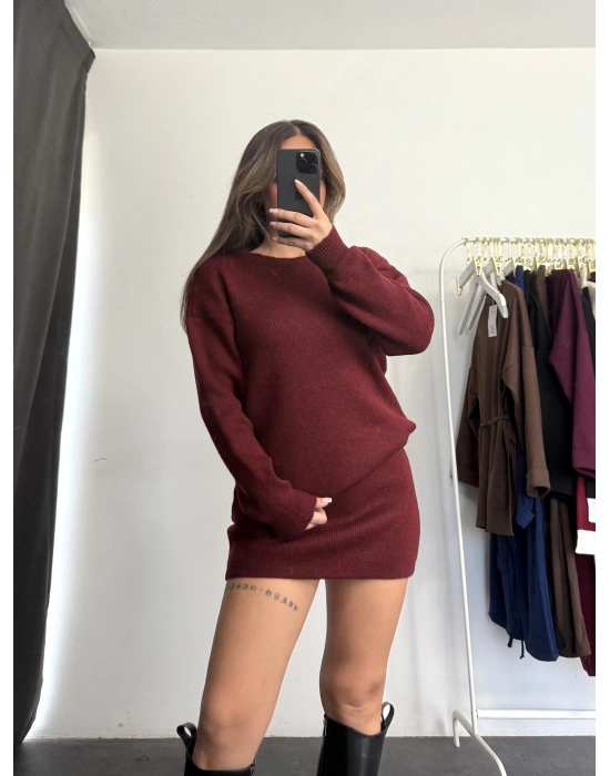 Stella Etek Triko Takım - Bordo