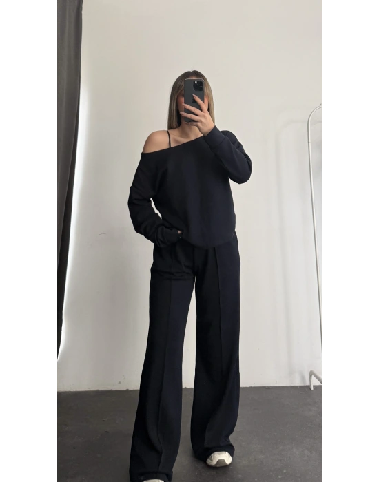 Stevie Kayık Yaka Takım - Lacivert