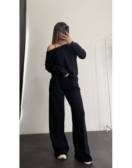 Stevie Kayık Yaka Takım - Lacivert