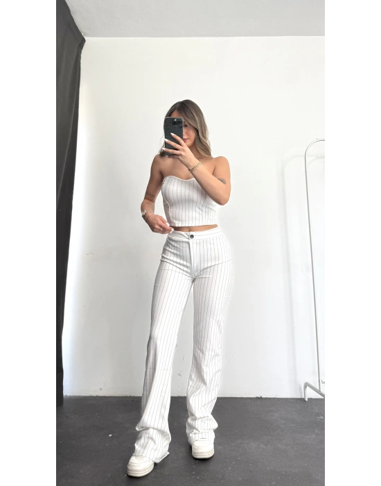 Straplez Snap Takım - Beyaz