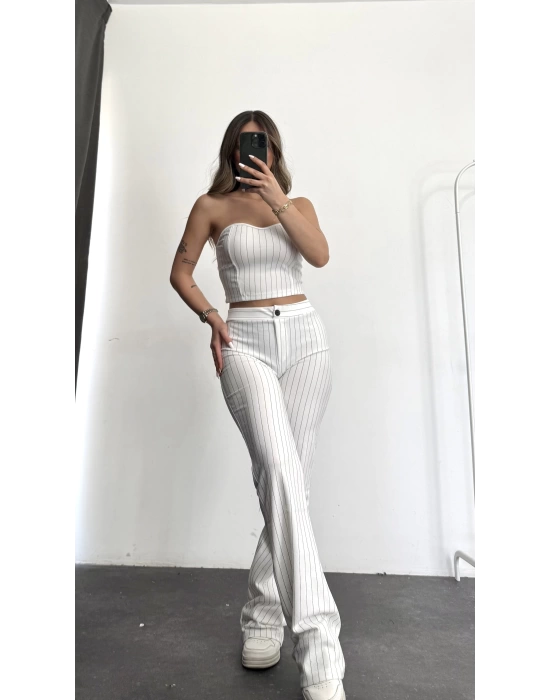 Straplez Snap Takım - Beyaz