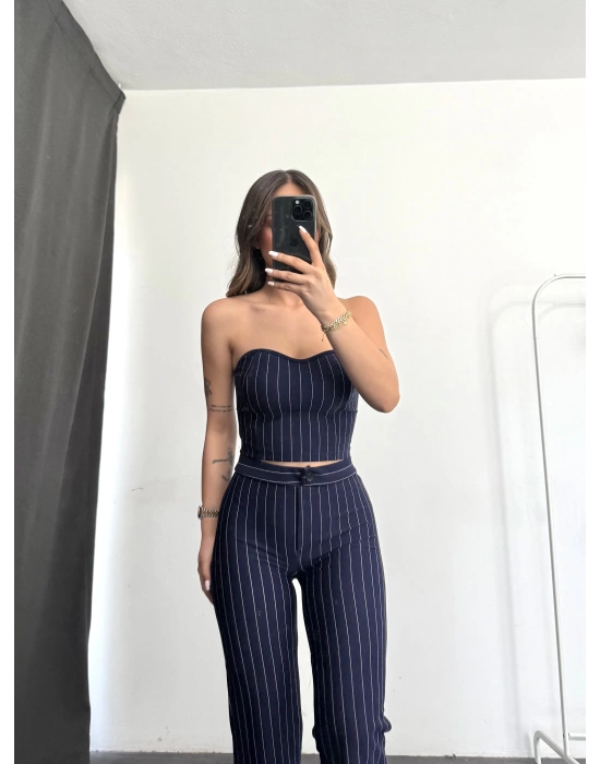 Straplez Snap Takım - Lacivert