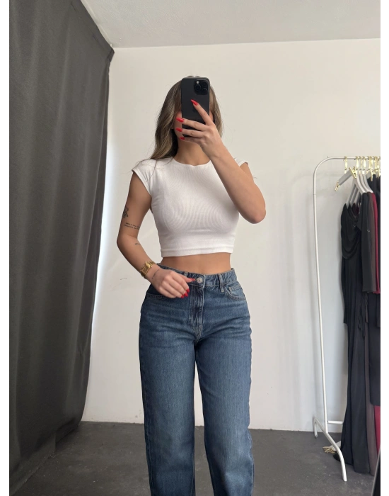 Taylor Wide Leg Jean - Yıkamalı