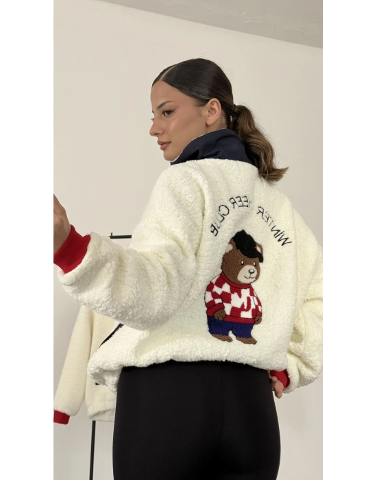 Teddy Detaylı Sweatshirt