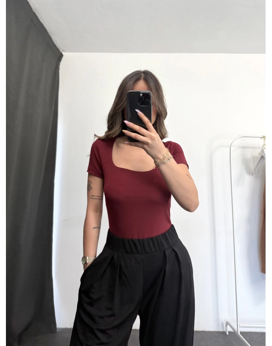 Tilda Bodysuit - Bordo