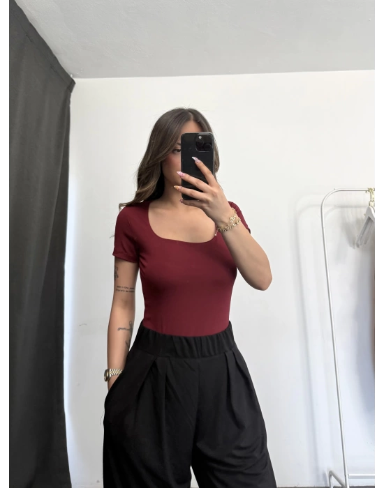 Tilda Bodysuit - Bordo