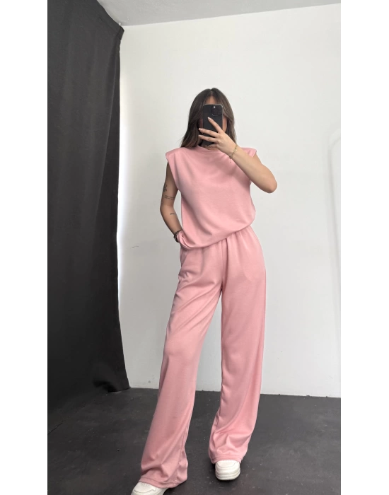 Trua Vatkalı Modal Takım - Pembe