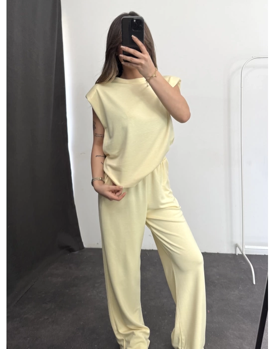 Trua Vatkalı Modal Takım - Sarı