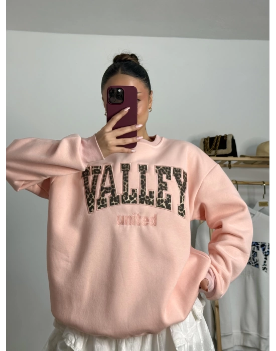 Valley Sweathirt - Pembe