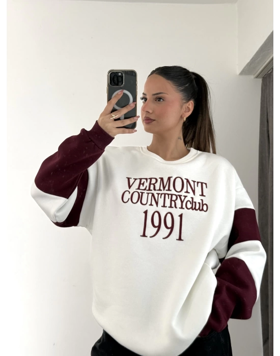 Vermont Sweatshirt - Bordo