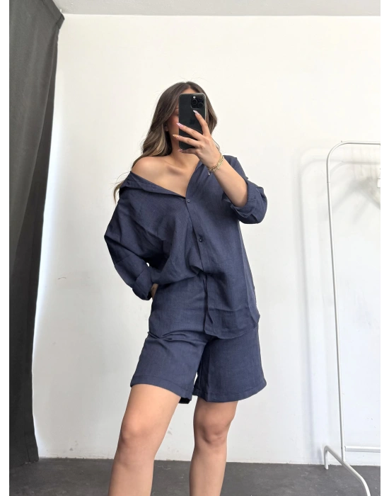 Week Gömlek Takım - Lacivert