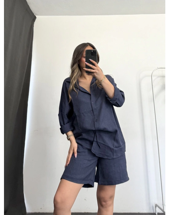 Week Gömlek Takım - Lacivert