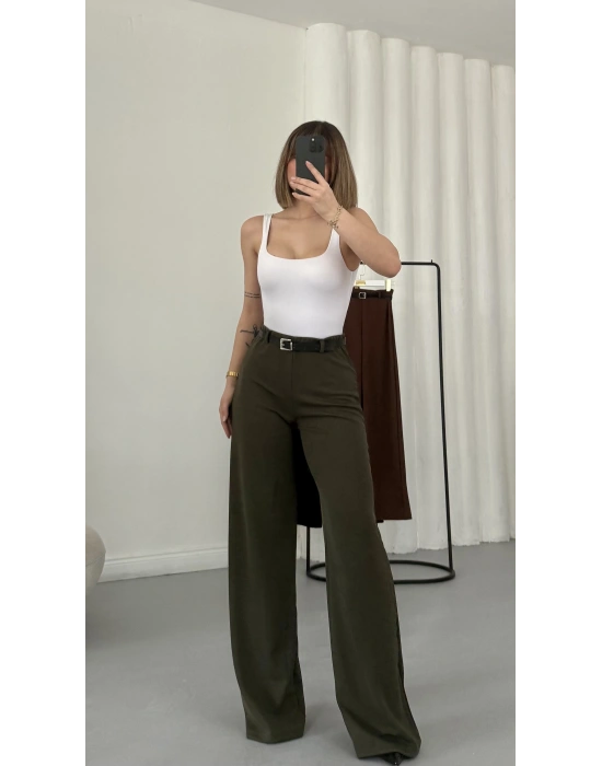 William Kemerli Pantolon - Haki