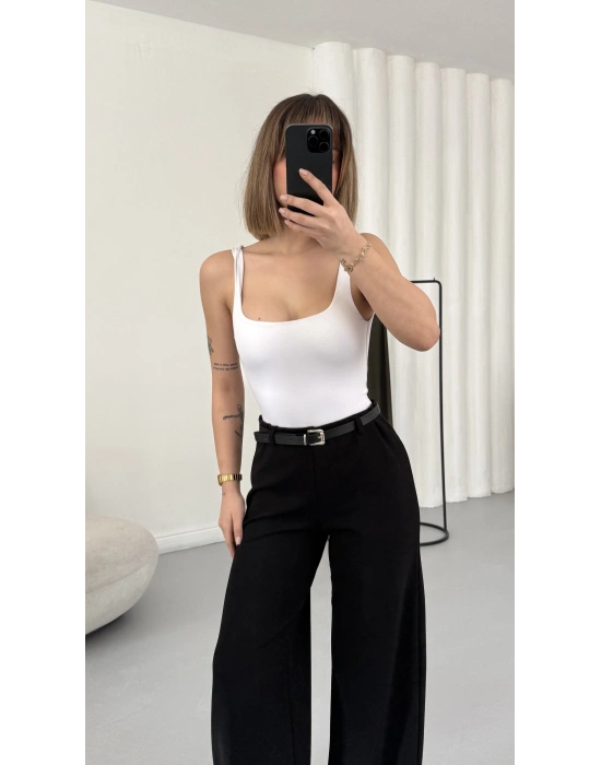 William Kemerli Pantolon - Siyah