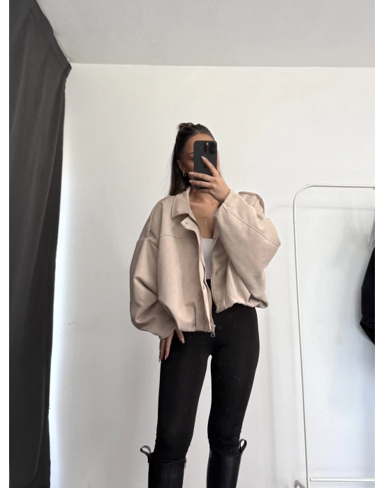 Zonia Muadil Ceket - Bej