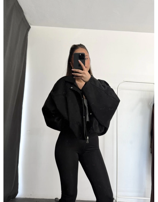 Zonia Muadil Ceket - Siyah