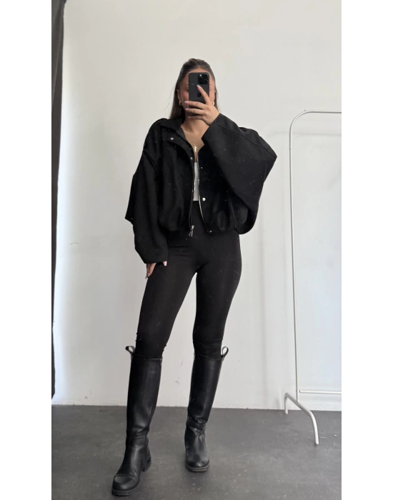 Zonia Muadil Ceket - Siyah