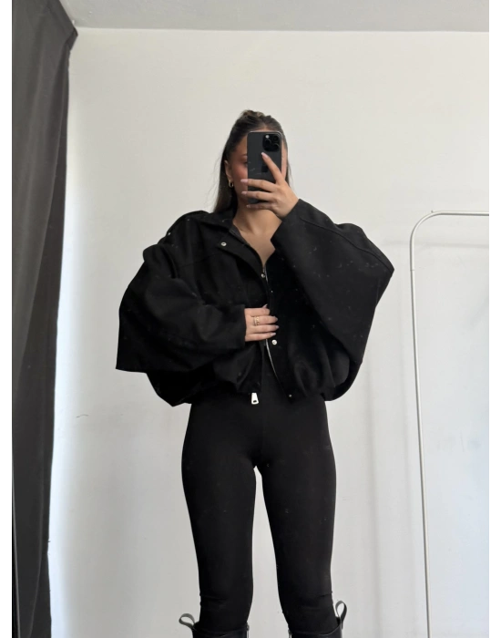 Zonia Muadil Ceket - Siyah