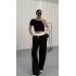 Perla Biyeli Takım - Siyah