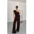 Talia Asimetrik Takım - Kahve