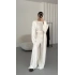Slyvia Hırkalı Takım - Beyaz